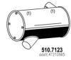 IVECO 2996129 Middle-/End Silencer